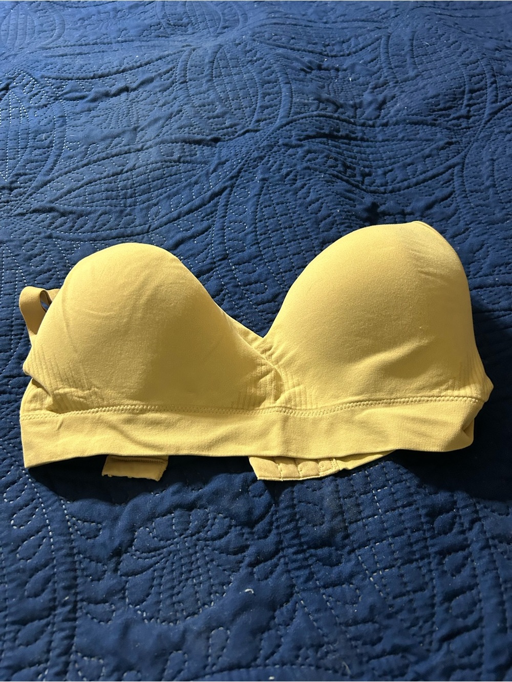 Bali Strapless Seamless Molded Cup Bra - Yellow